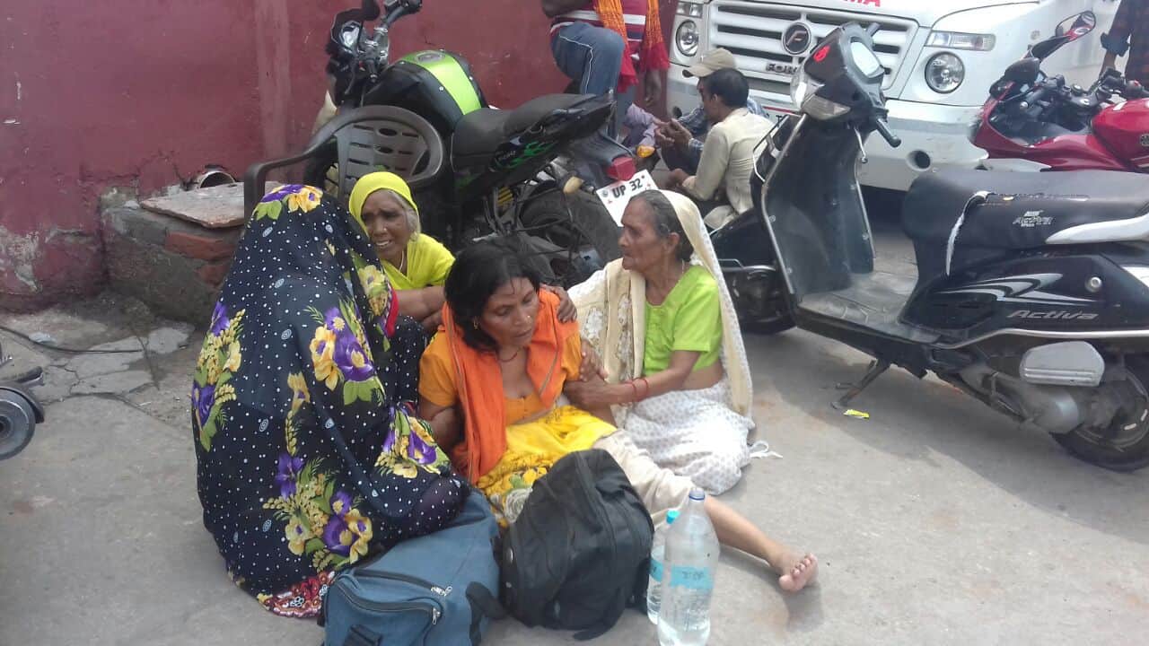 eyewitness told about the accident in agra