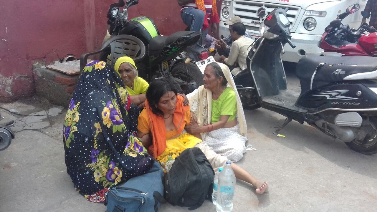 eyewitness told about the accident in agra