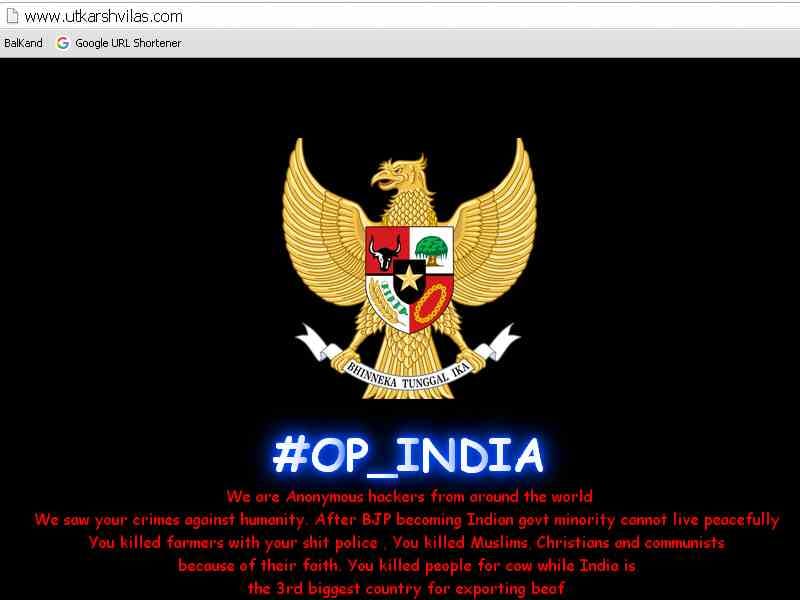 hotel website hack in agra