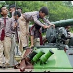 कानपुर कैंट में सेना की प्रदर्शनी