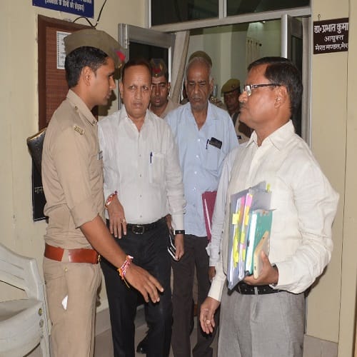 The Commissioner said, do these three officers in two jails, see photos