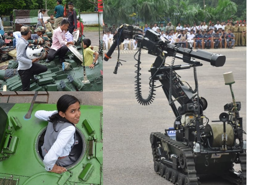 army mela in dilkusha lawn in Lucknow
