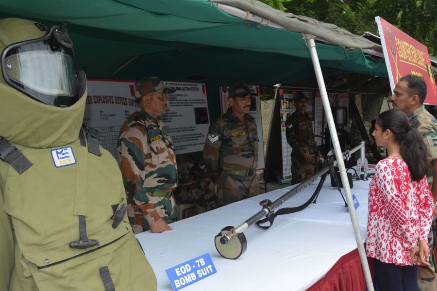 army mela in dilkusha lawn in Lucknow