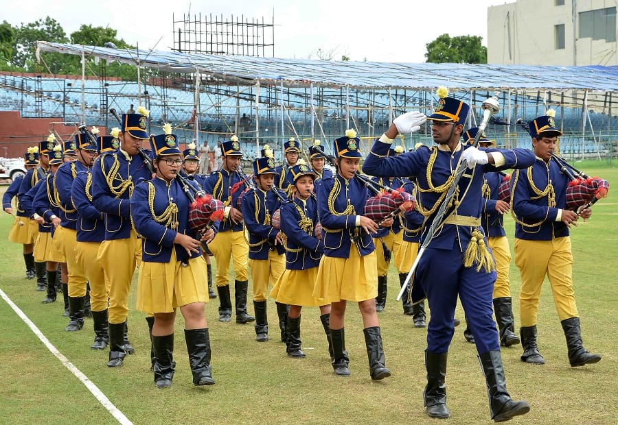 final rehearsal took place in sms stadium of jaipur before 71st independence day 