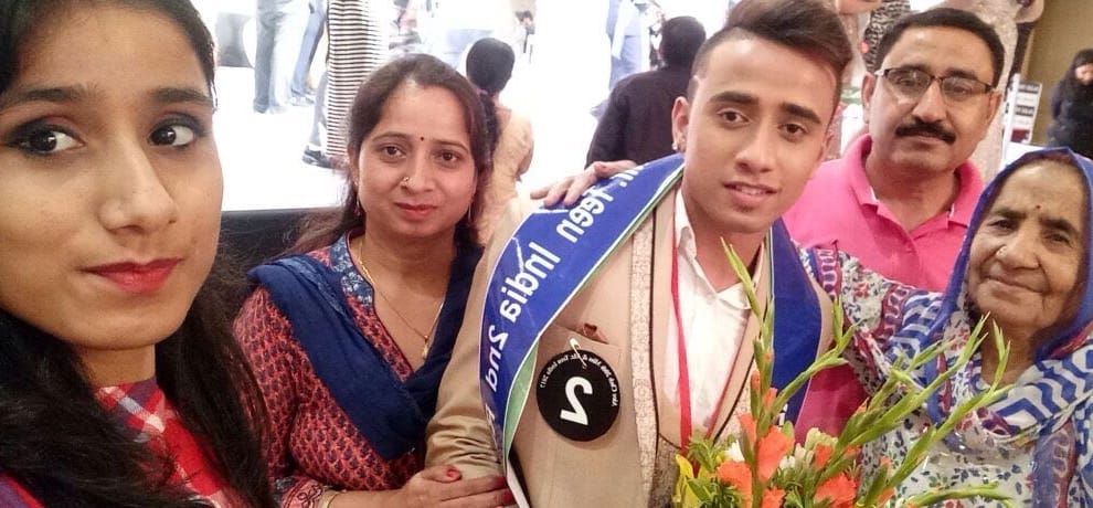 Himachal Hamirpur Bavin attri second runner up in Miss and Mr Teen India Finale