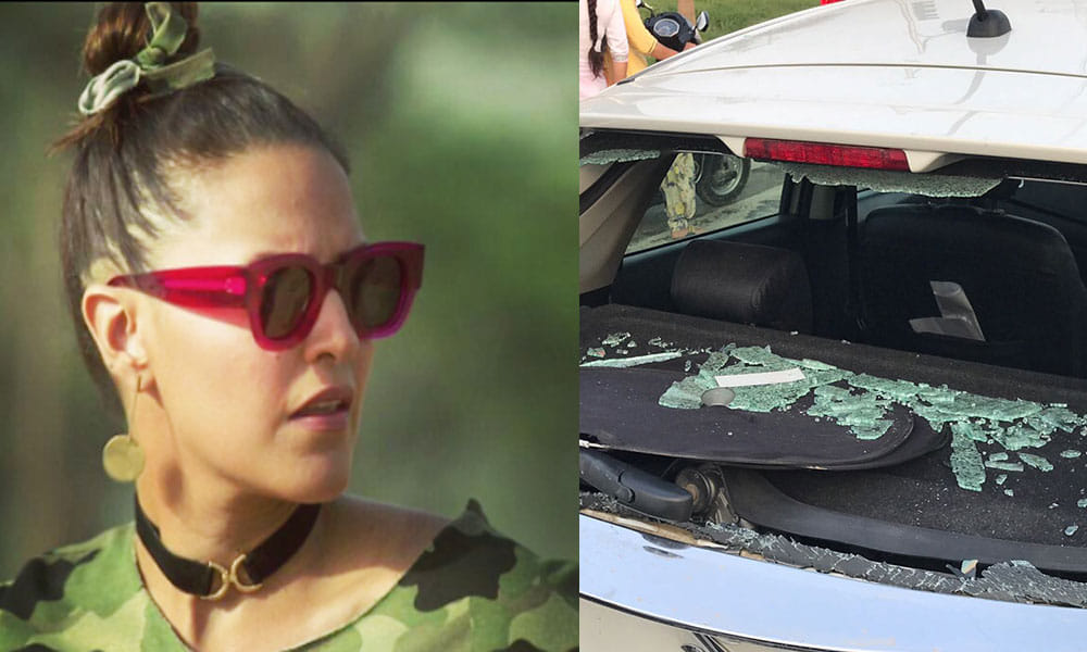 Neha Dhupia Met With An Accident While Promoting Her Show No Filter With Neha In Chandigarh