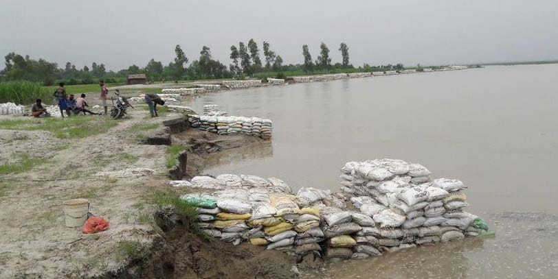 irrigation minister done aerial survey of flood effected areas