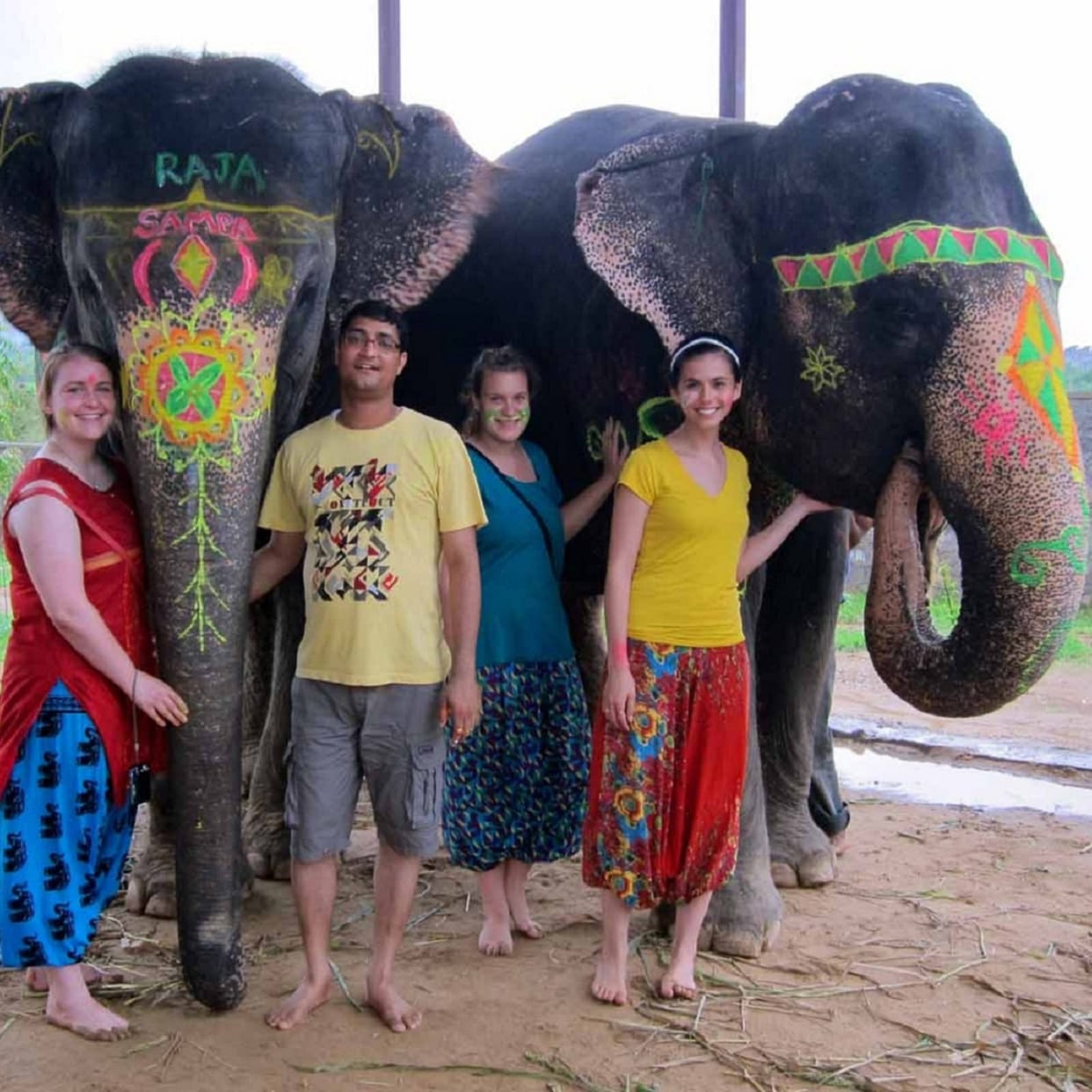 This unique 'Hathi village' has been set up for elephants