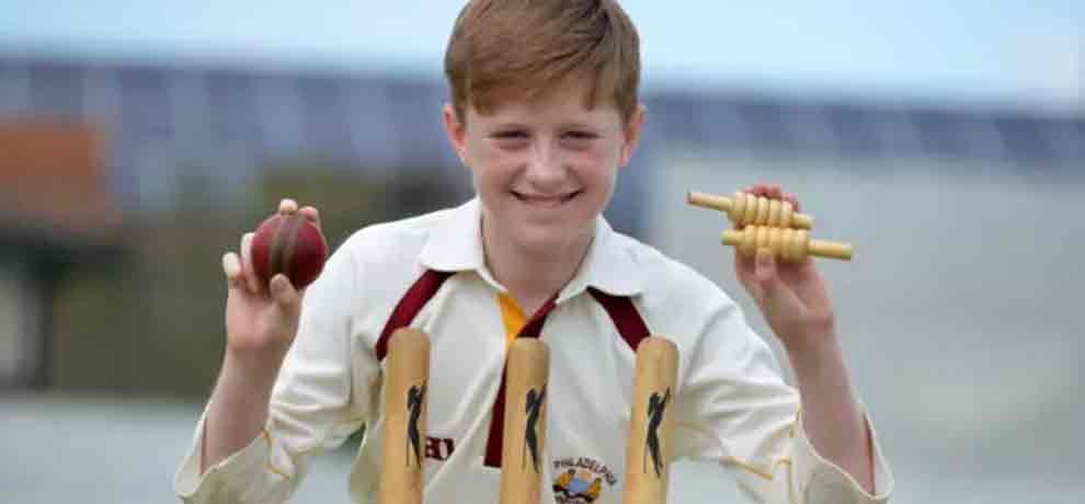 Luke Robinson takes six wickets in an over
