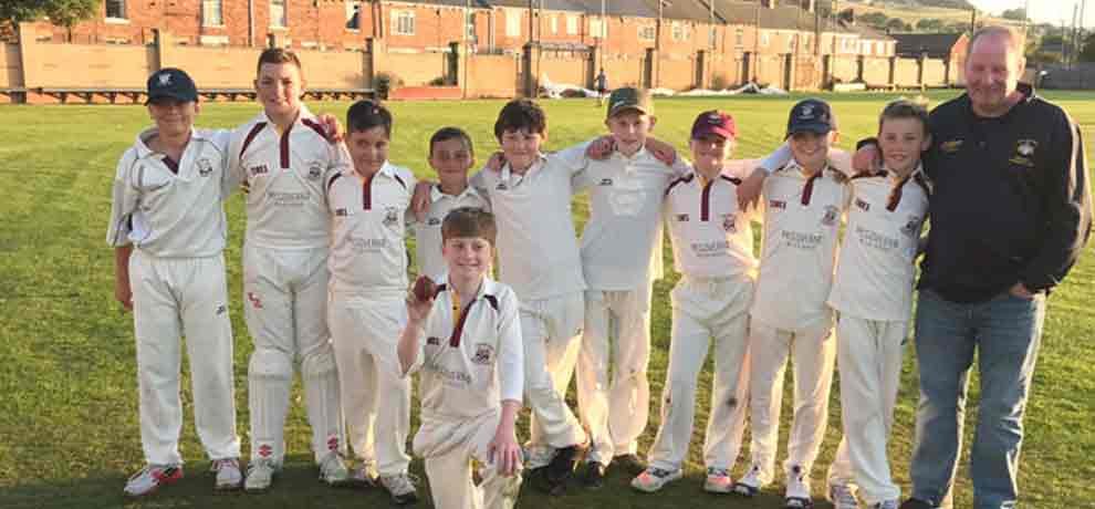 Luke Robinson takes six wickets in an over