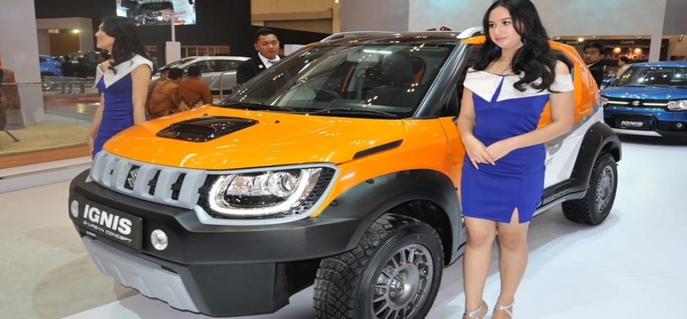 Suzuki showcases two Ignis based concepts cars in indonesia auto show