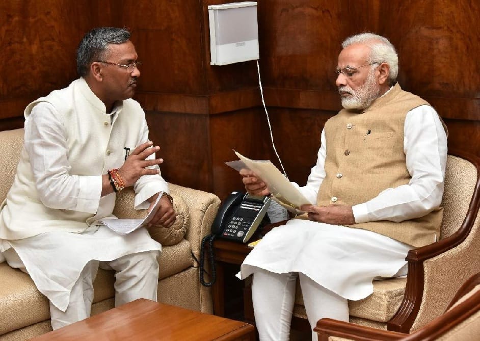 cm trivendra meeting with prime minister modi in delhi