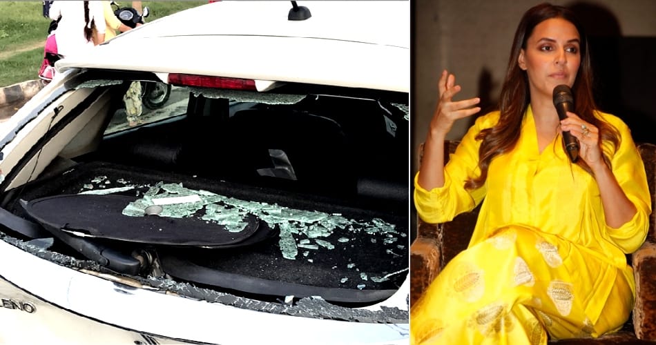 Neha Dhupia Met With An Accident In Chandigarh