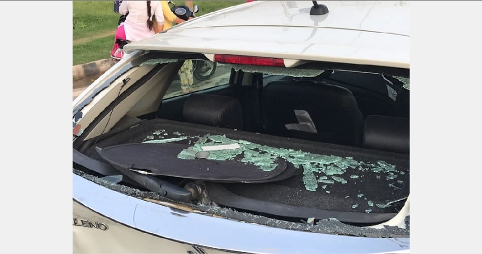 Actress Neha Dhupia Accident at Chandigarh, shoulder injury