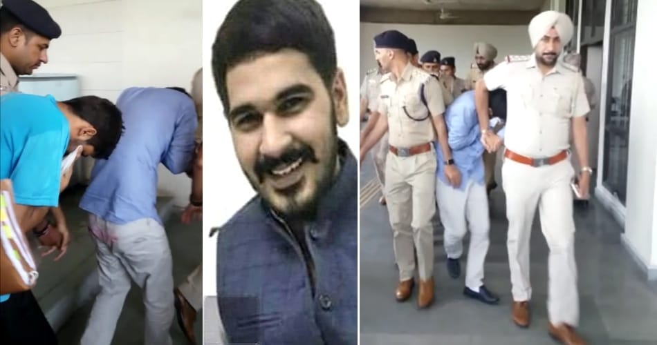 chandigarh stalking case, varnika kundu, vikas barala crying