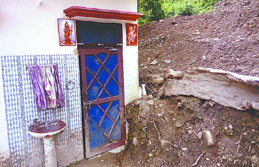 Three families in Beura Kham still a month after homeless