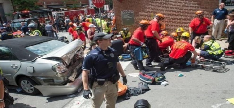 in America Car killed one man in a rally, 19 wounded