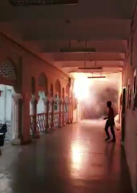 fire again in KGMU in Lucknow.