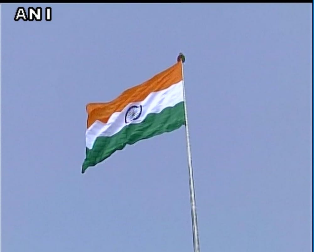 After 3 months gap, tallest Tricolor hoisted again at Wagah-Attari Border