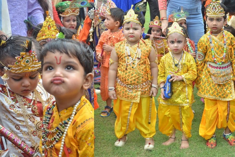 Pics of Ghar Ghar Kanha in amar ujala in Lucknow.