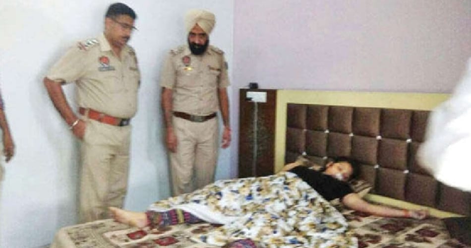 punjab girl shoots herself with father gun