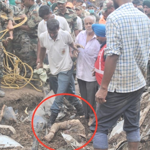 Himachal Pradesh Landslide Sweeps Away Two HRTC Buses In Mandi fifty feared dead