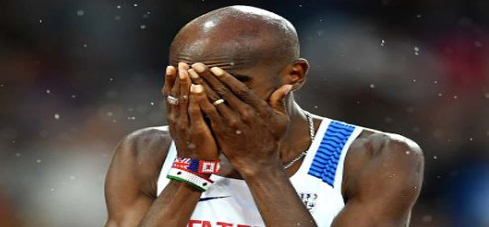 mohammad Farah ends his career with silver medal in world Athletics championship 