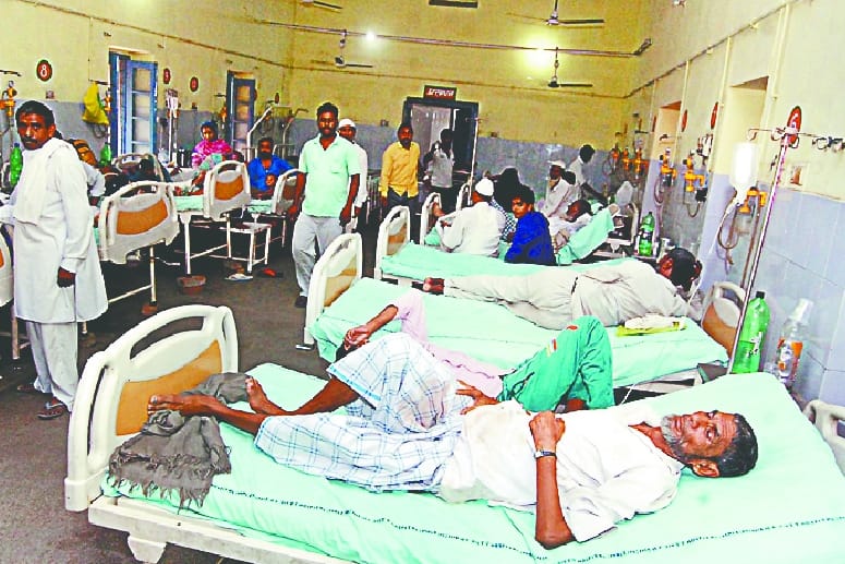 District Hospital on Ventilator