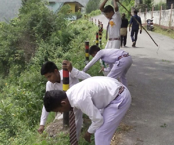 Volunteers launched Sanitation Campaign