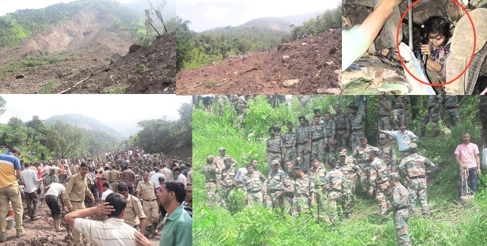 Himachal Pradesh At least 50 feared dead after landslide sweeps away two buses in Mandi