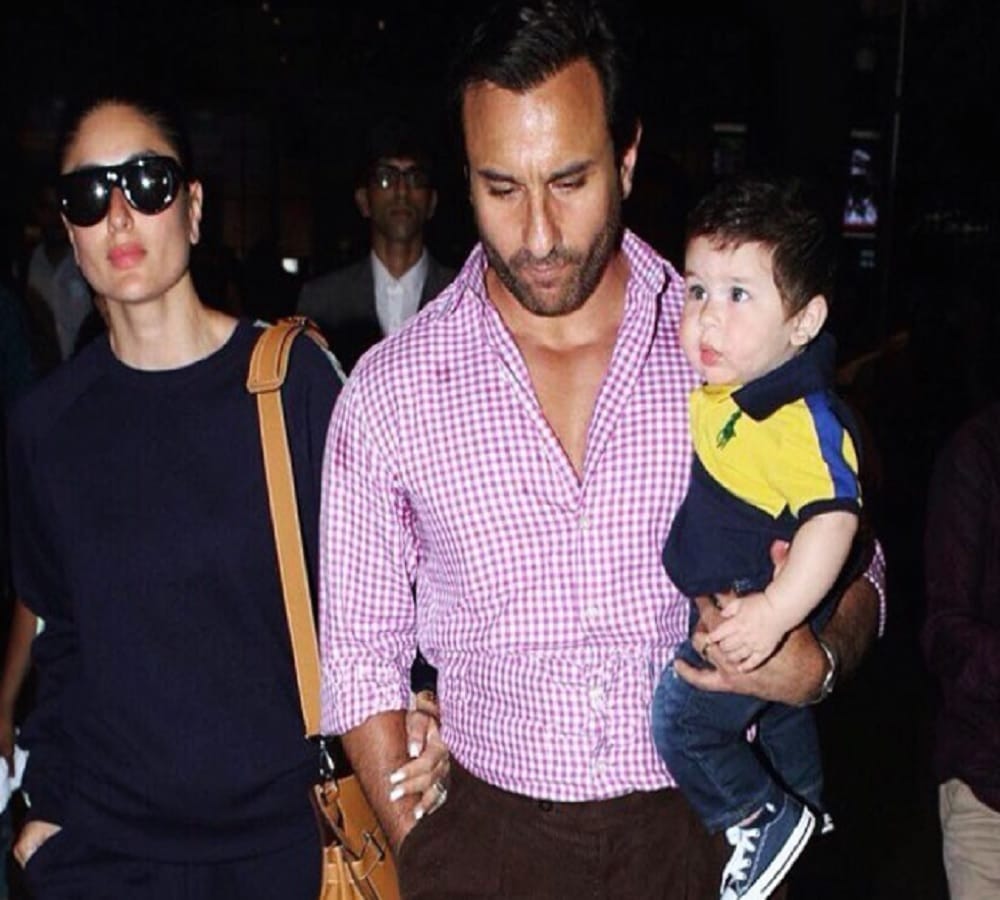 Baby Taimur returns from Switzerland trip with Kareena and Saif 