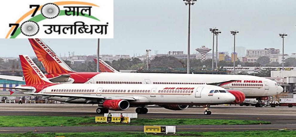 indian airlines companies tops the sky after 70 years of independence