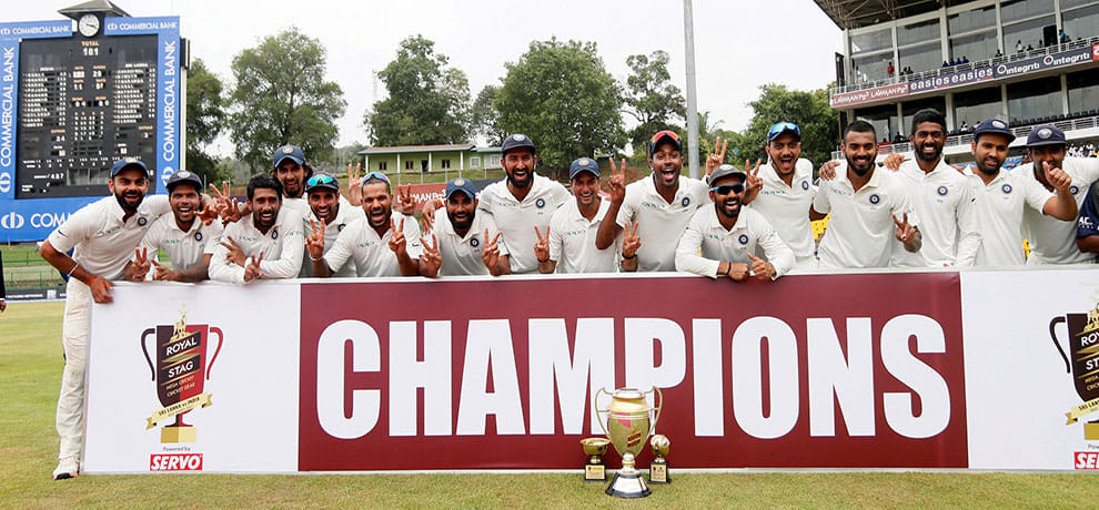 india clean sweep over sri lanka in test series with kandy victory under virat captaincy 