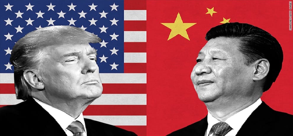 Trade war between america and china over import and export