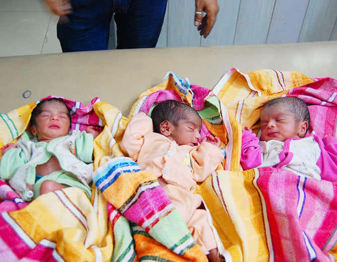 Amritsar lady gave birth to four child, two boys two girls