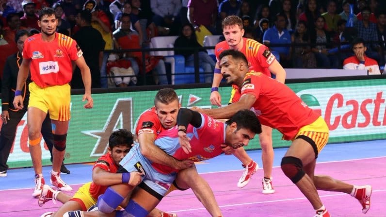 Pro Kabaddi League 2017:  Match 27 Gujarat Fortunegiants vs Jaipur Pink Panthers 