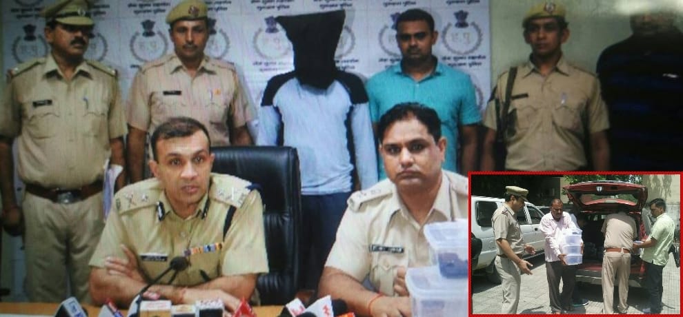 2 arrested from gurugram for murdering Former Najafgarh MLA Bharat Singh, 15 pistols recover