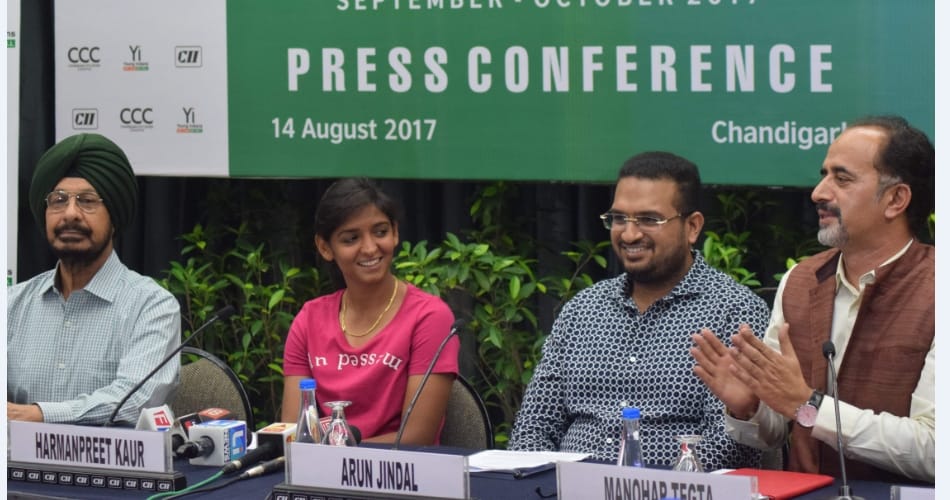 Harmanpreet kaur in CII Meeting, chandigarh news