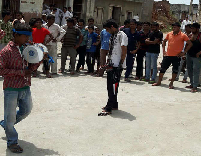 molestator punished by panchayat, haryana news