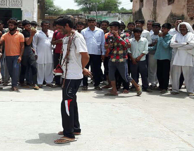 molestator punished by panchayat, haryana news