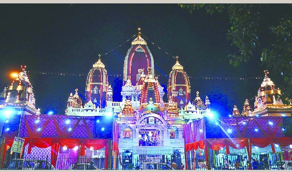 janmashtami preparations in delhi, every temple is looking beautiful