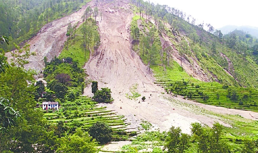 landslide sensitive areas