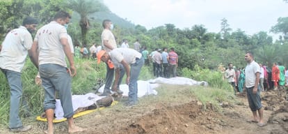 Himachal landslide on national high way in mandi ground zero report 