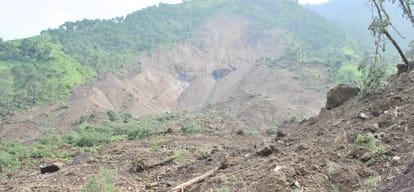 Himachal Mandi landslide now police patrolling on national highway