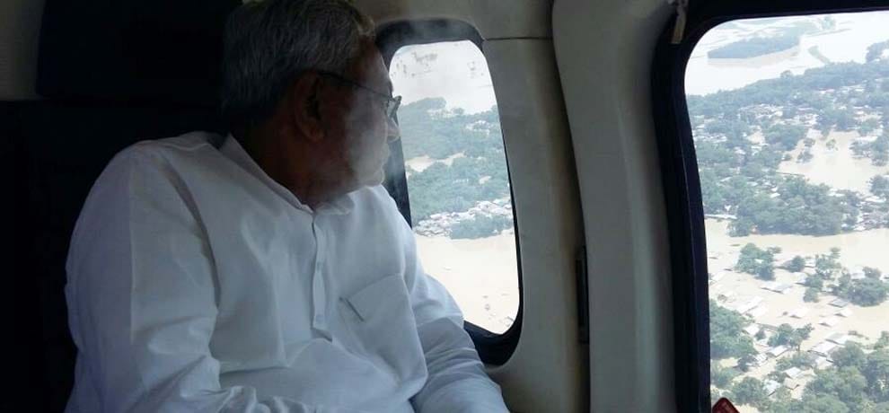 Bihar CM nitish kumar will be on visit to flood areas after many kills
