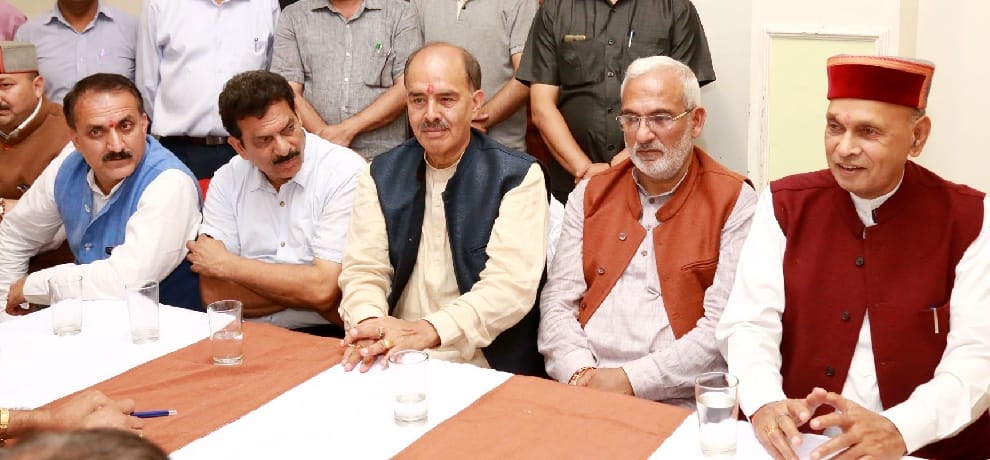 Himachal Solan Prem kumar dhumal statement over NDRF battalion