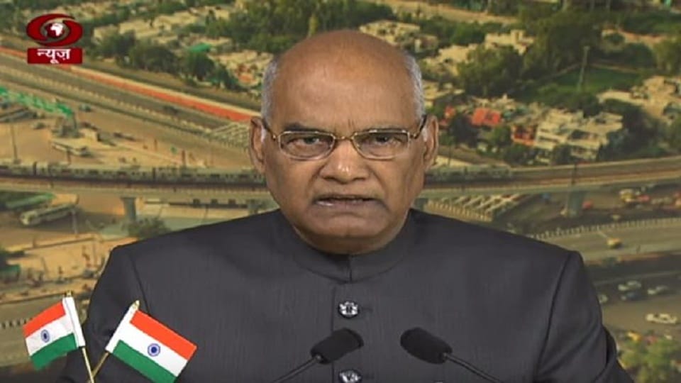 Independence Day: President ramnath Kovind in address to nation