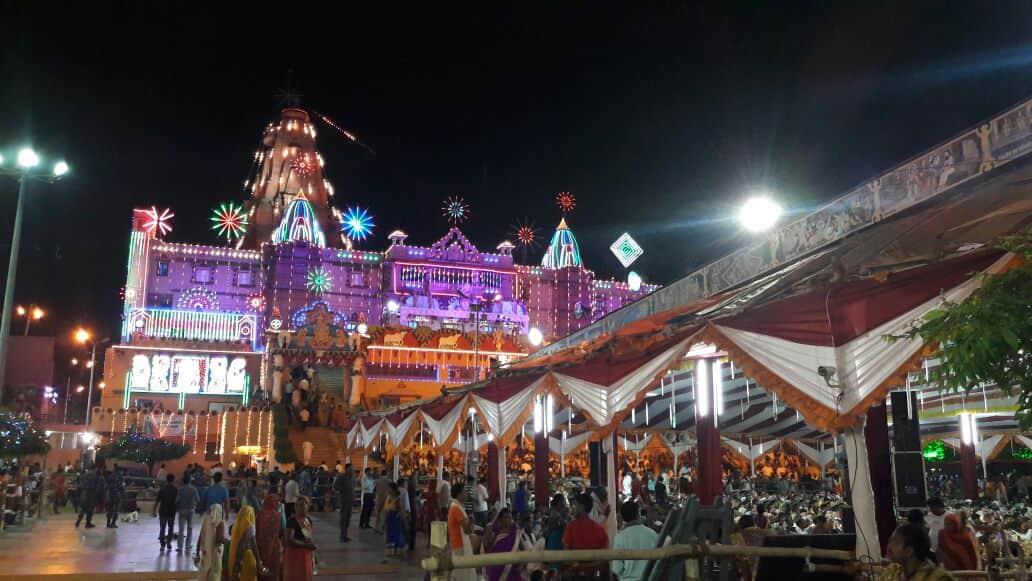 shree krishna janmsthan in mathura is decorated for birth of god