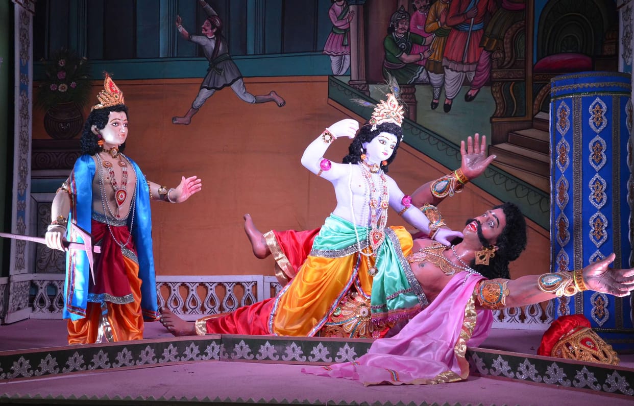 Krishna took birth on the land of Nandja