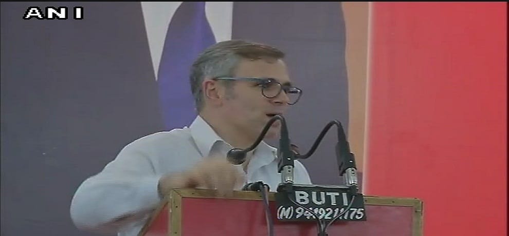 Omar Abdullah offered a fair target to BJP says 35 A was wrongly submitted